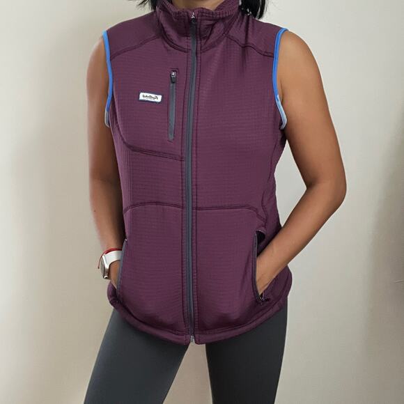 Fayettechill Outerwear LO Fleece Polartec Vest in Plum Size S - Picture 12 of 16